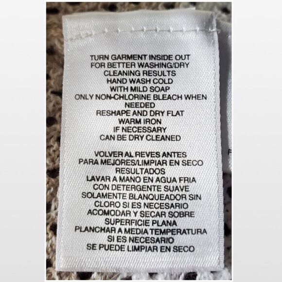 Jones New York XL Tan Striped Knit Sweater - Picture 12 of 16